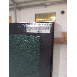 Czarno RAL 9005 - zielony antyczny
