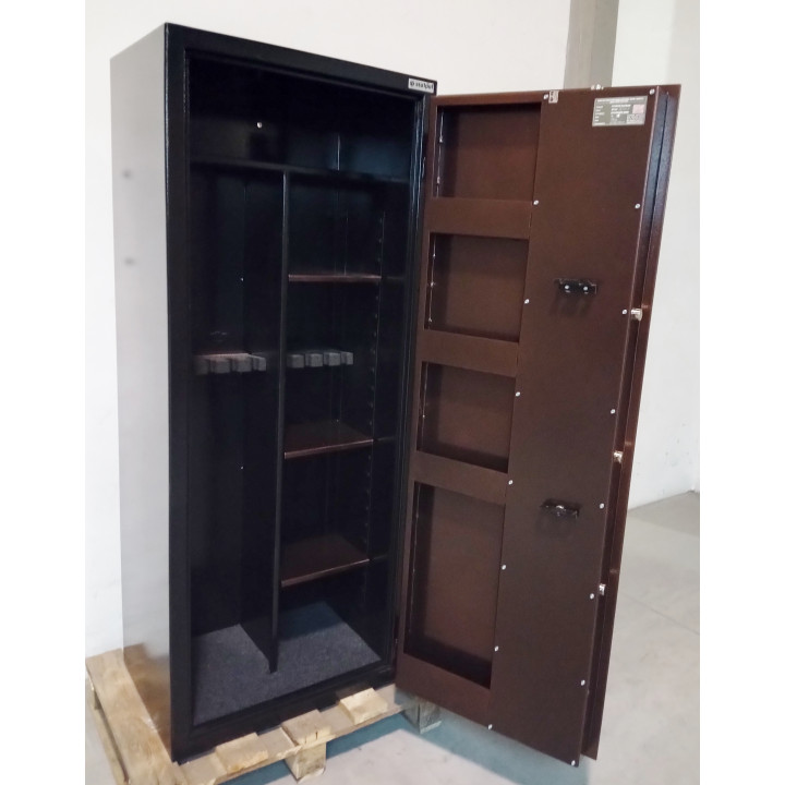 Szafa na broń OPTIMAL ECO+ 10P Z PÓŁKAMI Z ELEKTRONIKIEM